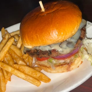 Mushroom Swiss Burger