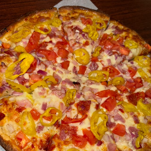 Big Italian Specialty Pizza.
