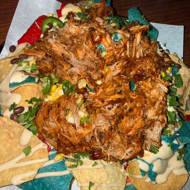 Pulled Pork Nachos.