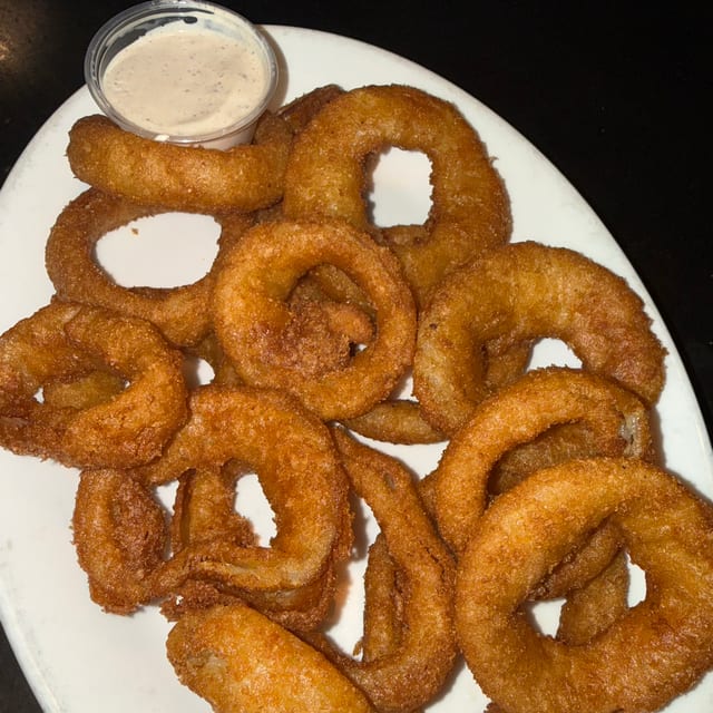 Beer Battered Onion Rings.