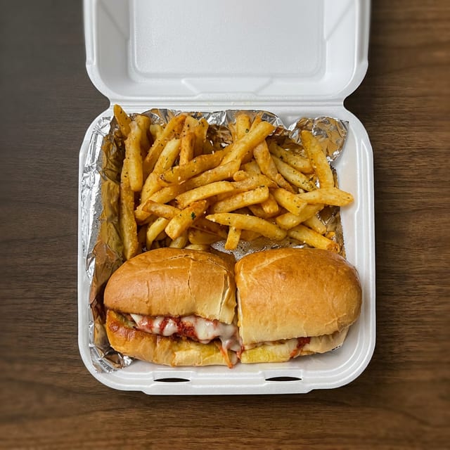 Chicken Parmesan Sandwich.